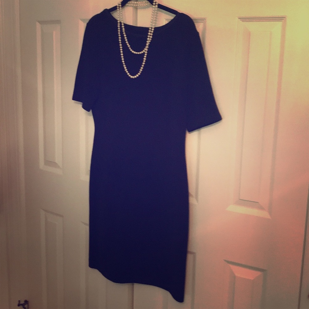 Midnight navy blue dress